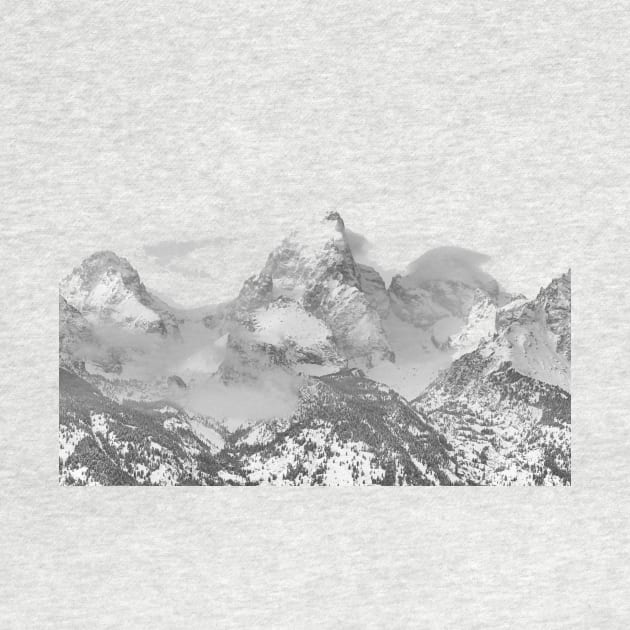 Tetons in Black and White by StacyWhite